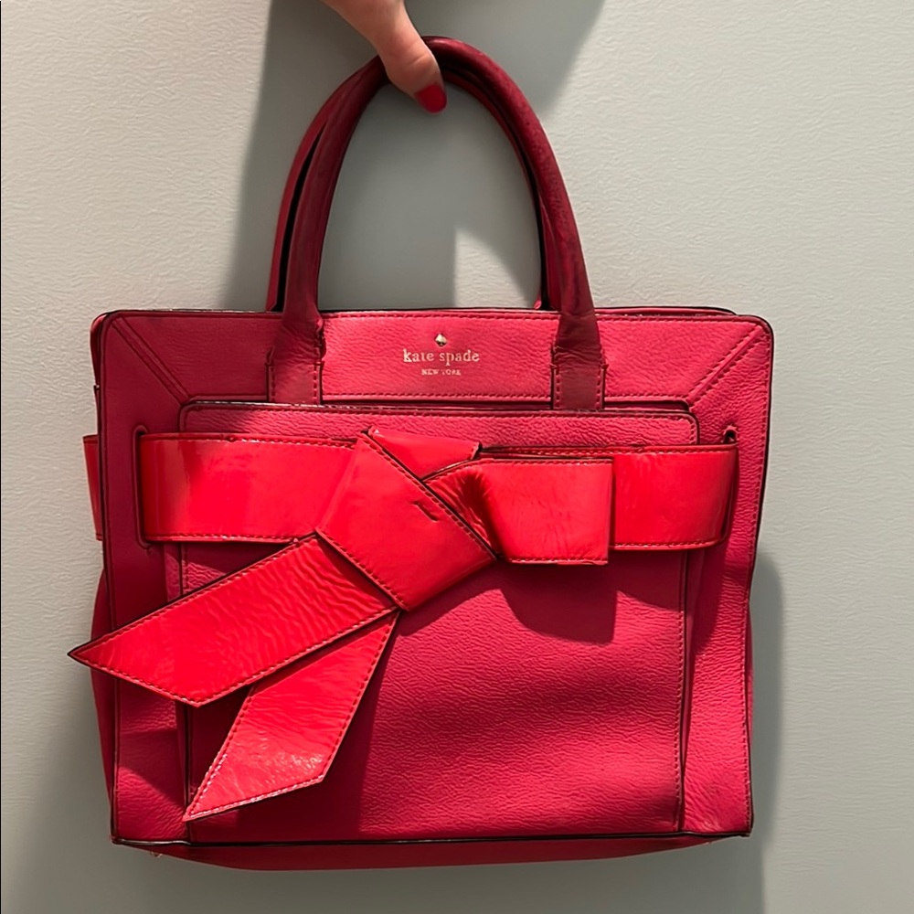 Kate Spade Red Bow Tote Bag